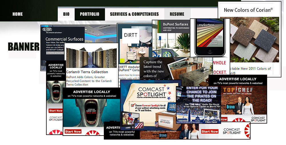 Kraycik Portfolio Banner/Display Ads